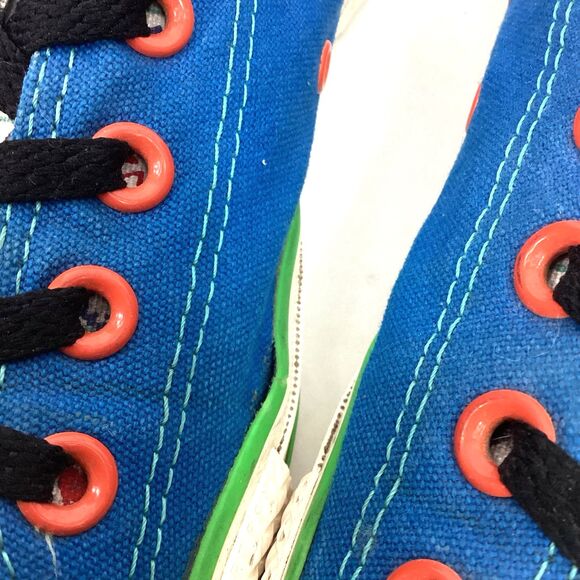 Converse All-Star Men's 7/Womens 9 Colorblock Purple & Blue Wolfie Skate 122683F - Picture 7 of 11